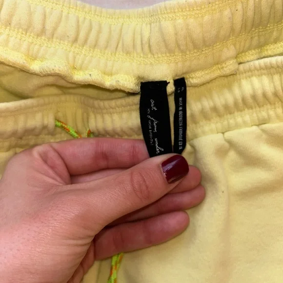 Out From Under Tillie Tennis Short in Lime - Picture 4 of 4